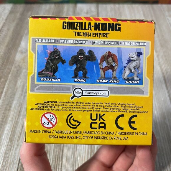 Godzilla x Kong The New Empire Godzilla And Kong Set Of 2 Metalfigs Die Cast Toy - Picture 8 of 15